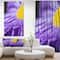 Designart - Large Violet Flower Petal Close up - Large Flower Canvas Wall Art
